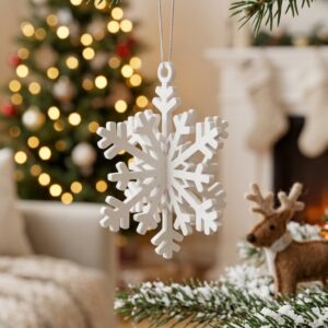 Weihnachtsbaumanhänger Schneeflocke